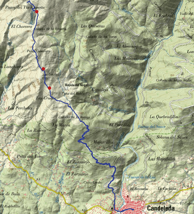 8mapa topografico Pozos del Tio Ruperto